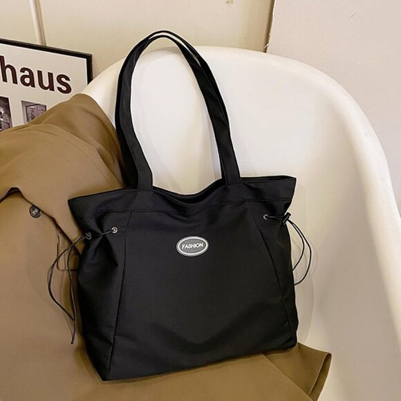 Oxford Tote Bag Women Waterproof Large Capacity Handbag with Multiple Pockets - Picture 7 of 9